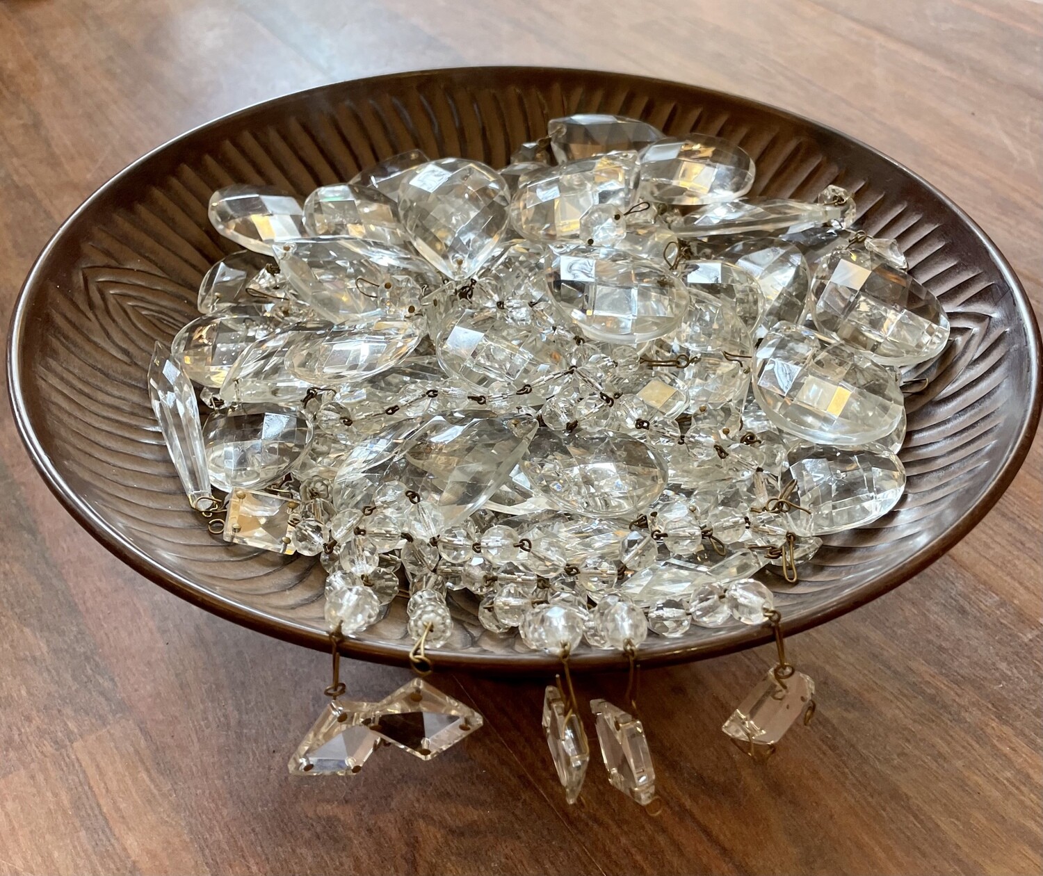 Vintage Chandelier Crystals