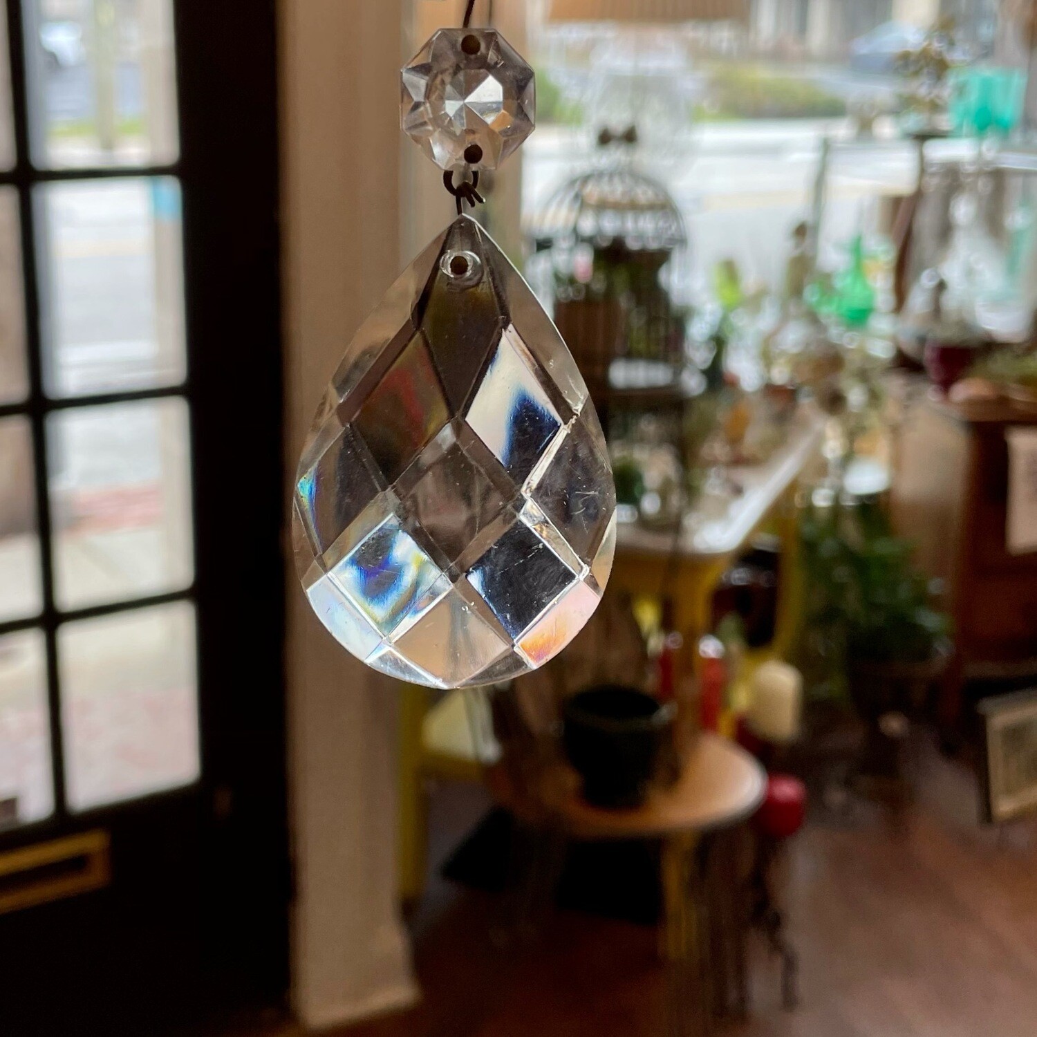 Vintage Chandelier Crystals, Style: Teardrop 2 5/8”