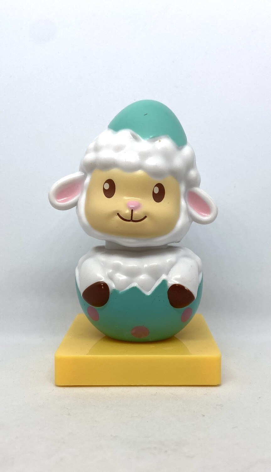 Solar Powered Easter Bobblehead, Type: Hatching Lamb