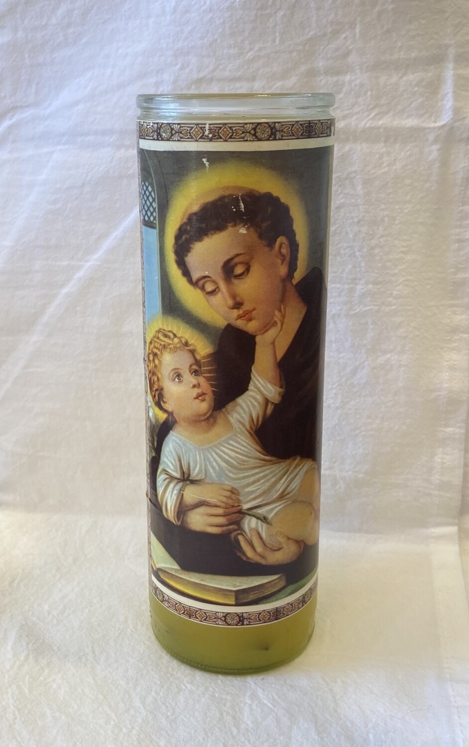 Bright Glow Candle Co. St. Anthony Jar Candle 8”