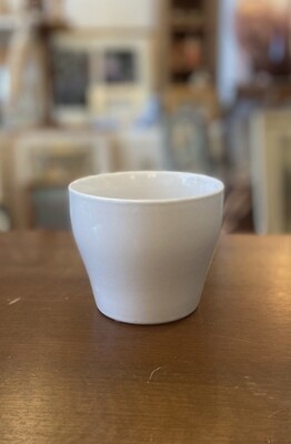 White Ceramic Costa Farms Planter 4”