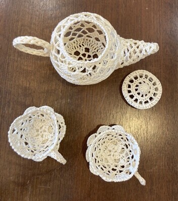 Lace Decorative Tea Set