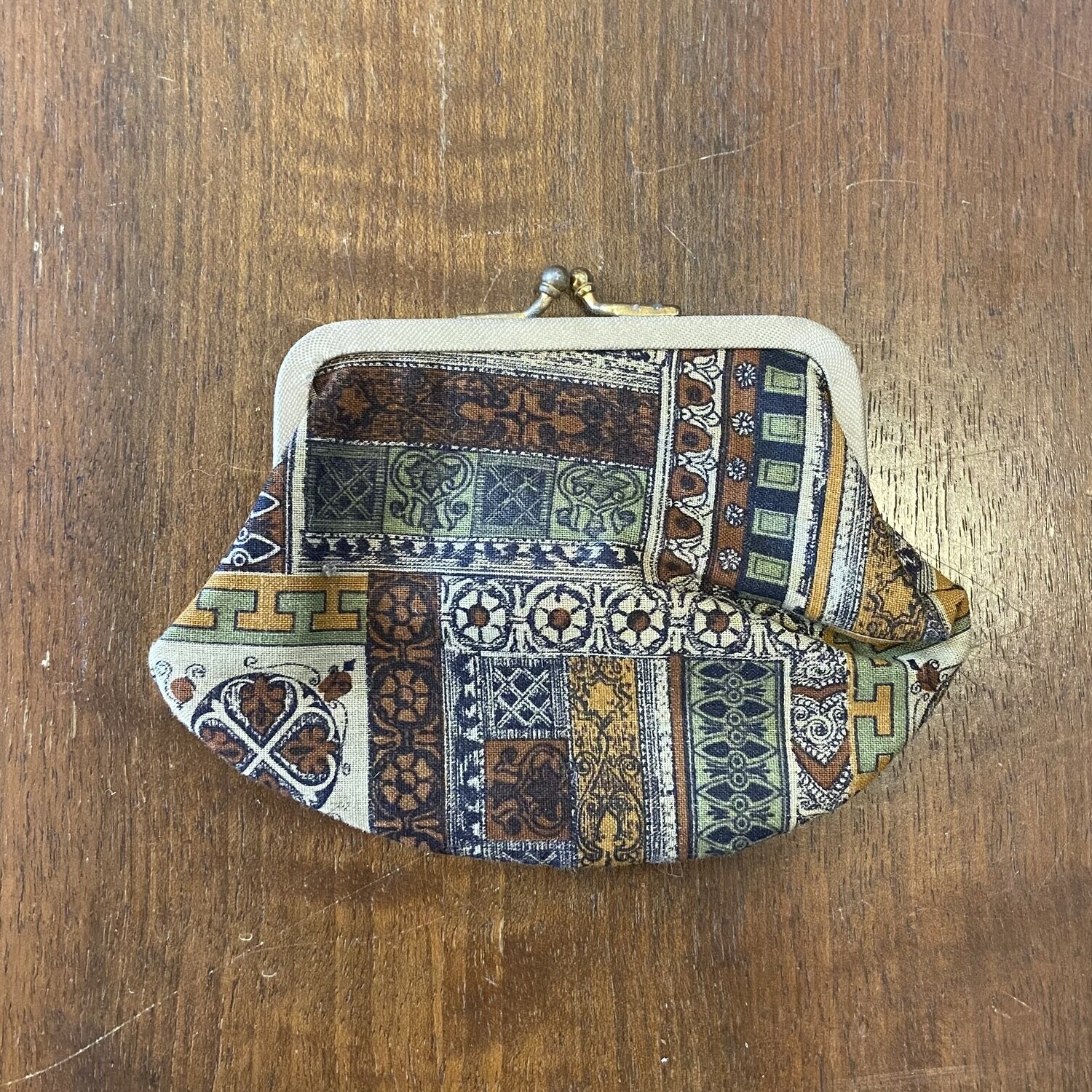 Cotton Patterned Coin Purse