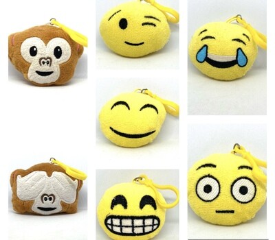 Emoji Plush Keychain 