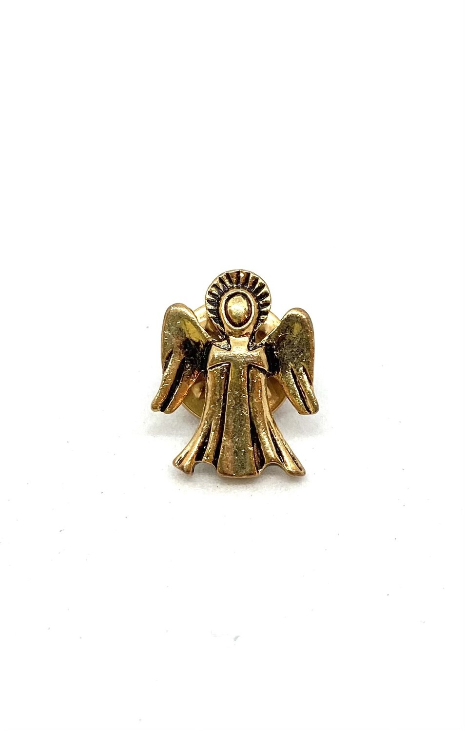 Vintage Brass Angel Pin