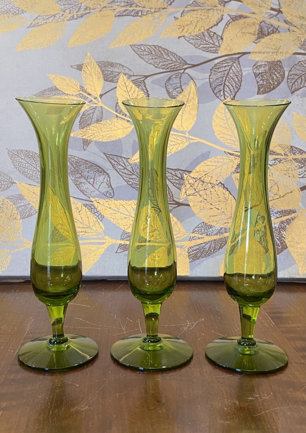 Green Art Glass Vase