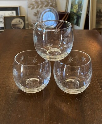 Set of 4 Shooting Star Cocktail Glasses