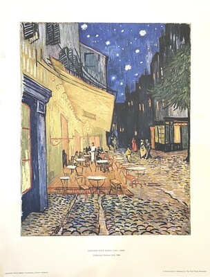 Vincent Van Gogh Caféterras/Outdoor Café Print