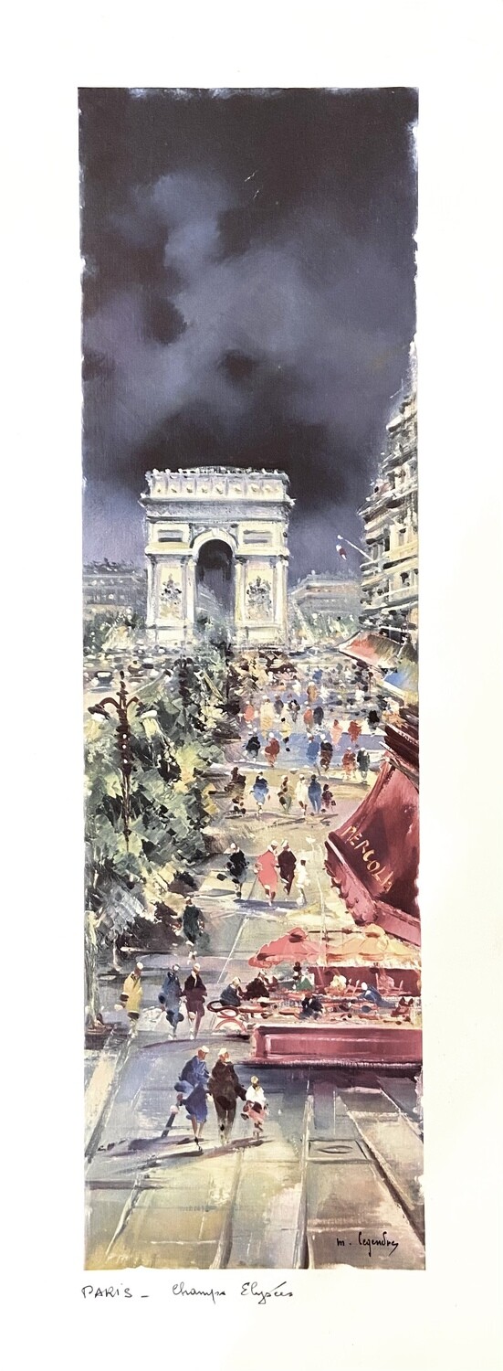 Maurice Legendre Champs Élysées Print 