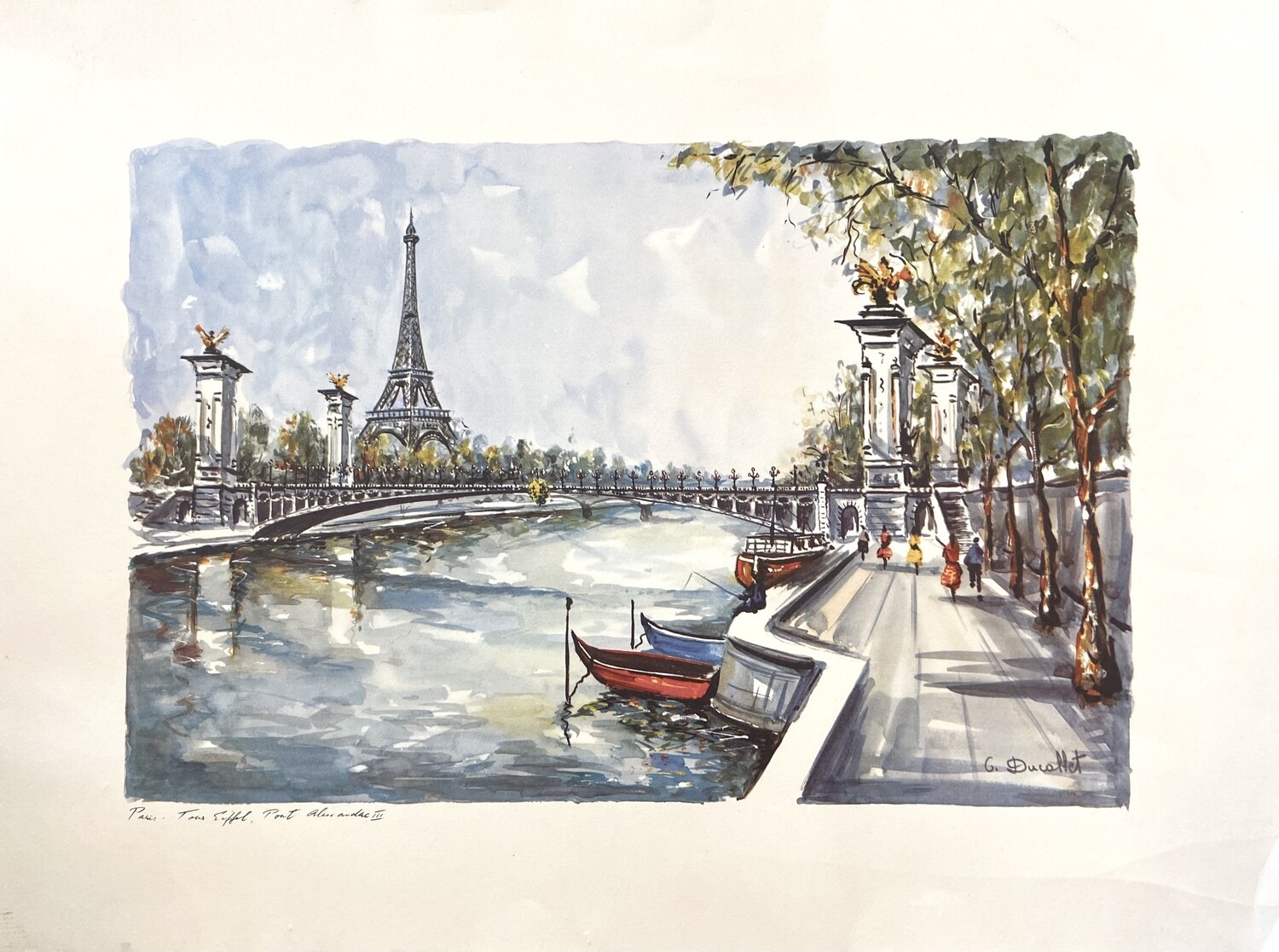 C. Ducollet Paris Print