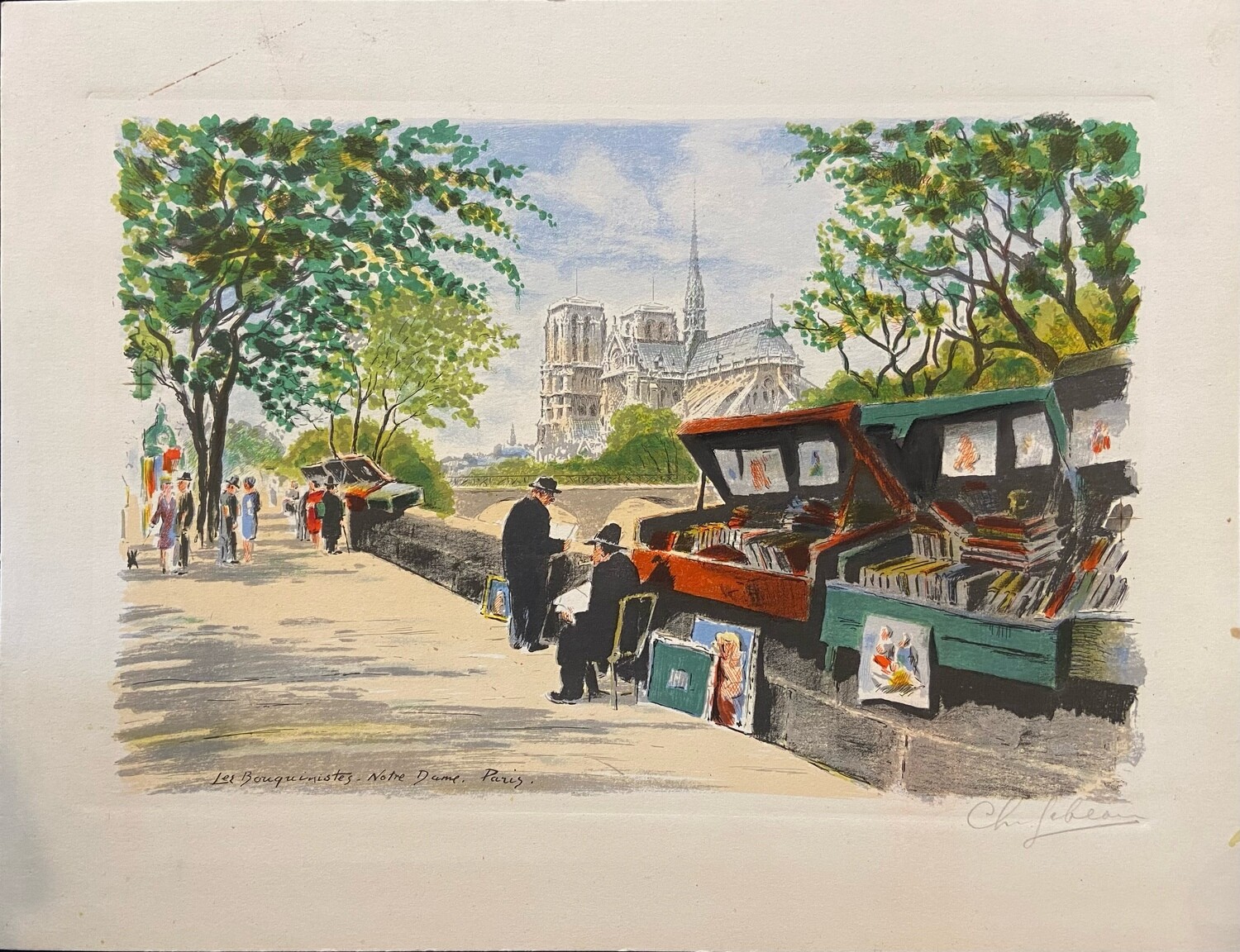 Ch Labeau Notre Dame Paris Print