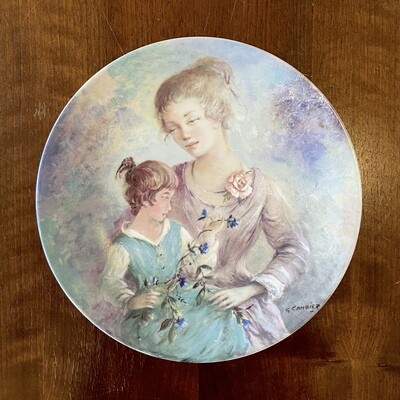 Guy Cambier “Marie Art Jacqueline” Limoge Porcelian Plate