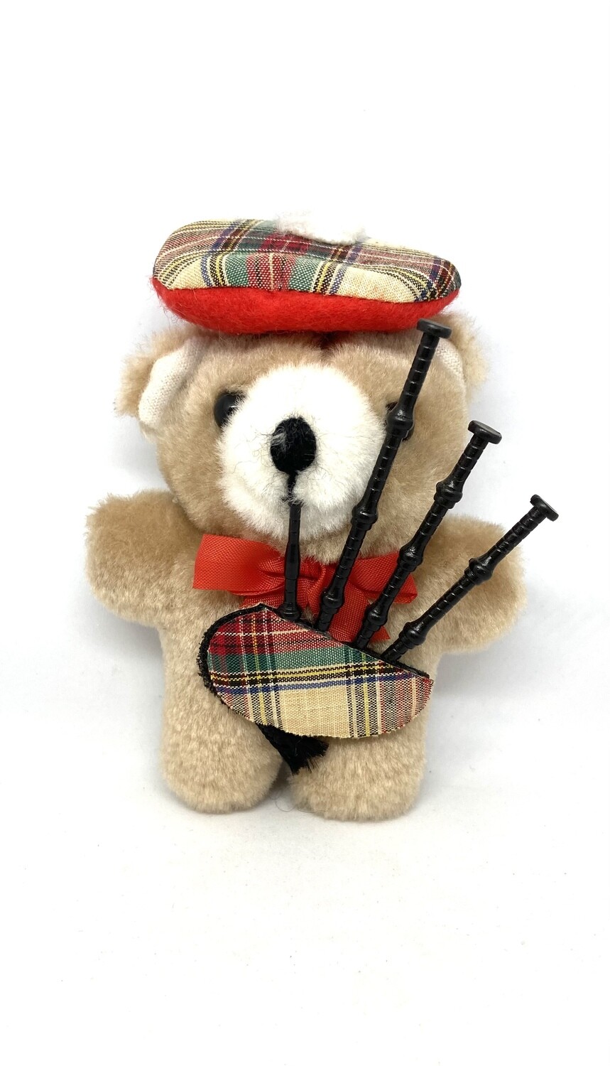 Mini Scottish Bagpipe Playing Teddy Bear