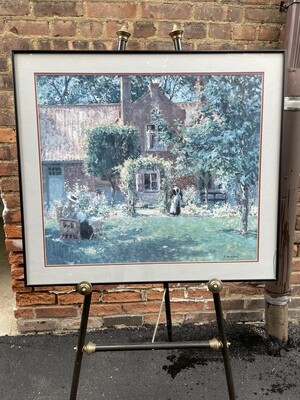 Unpretentious Garden Framed Print