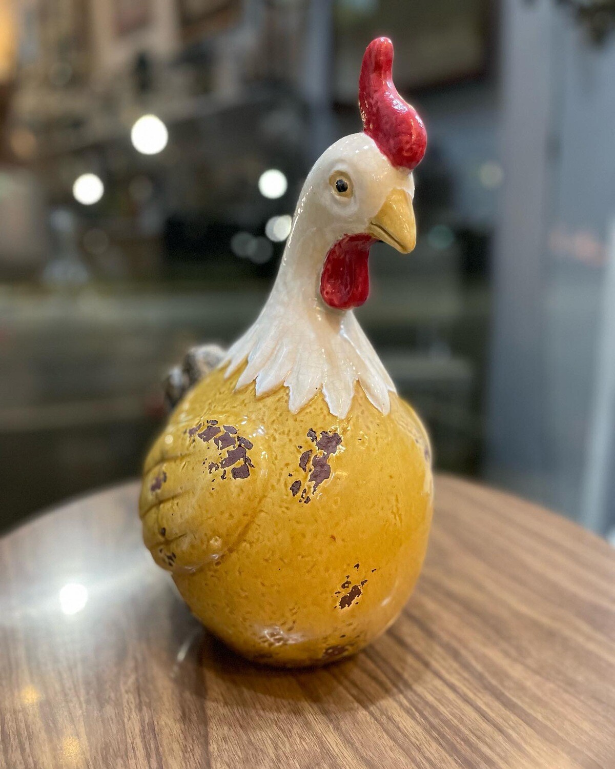 Folksy Ceramic Chicken 