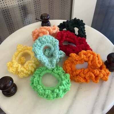 Handmade Yarn Scrunchie