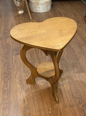 Wooden Heart Table