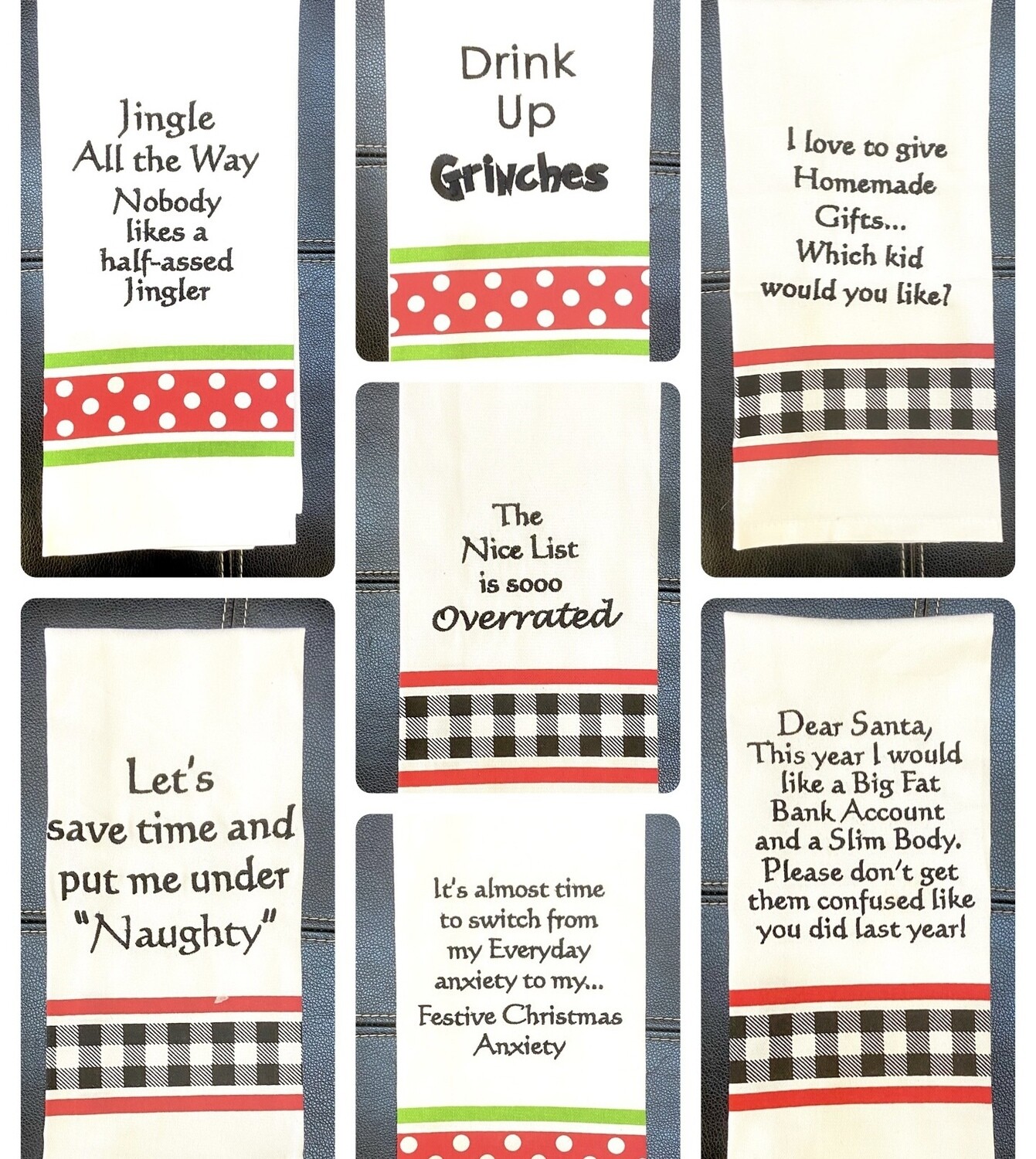 Funny Christmas Towels