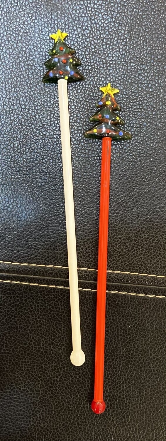 Christmas Glass Drink Stirrers 