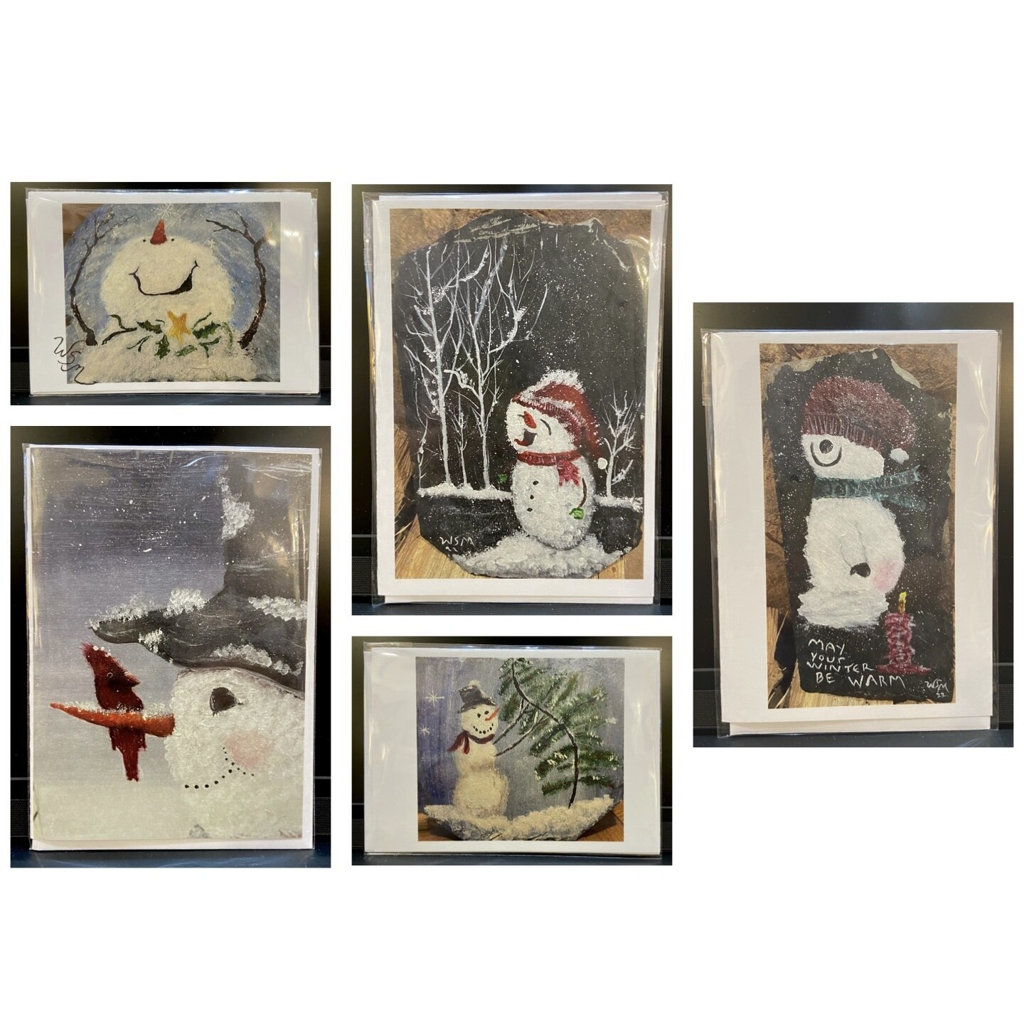 Winter Painting Cards