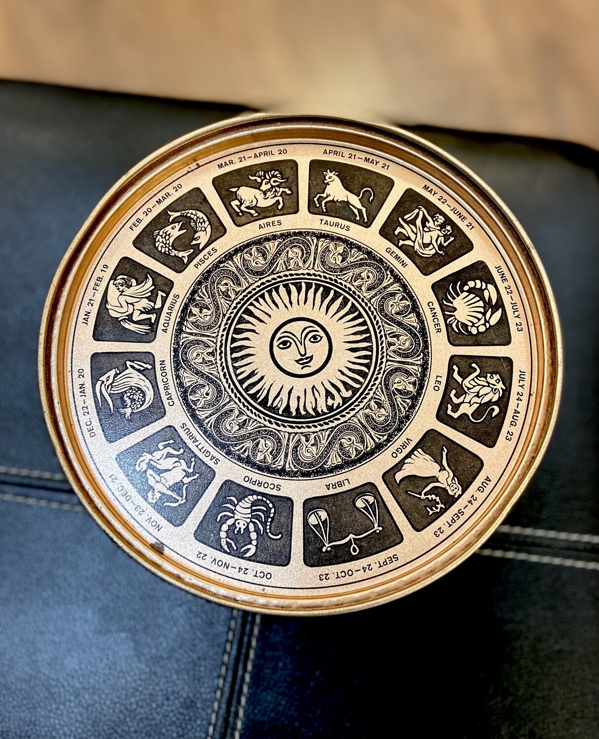 Vintage Guildcraft Zodiac Tin
