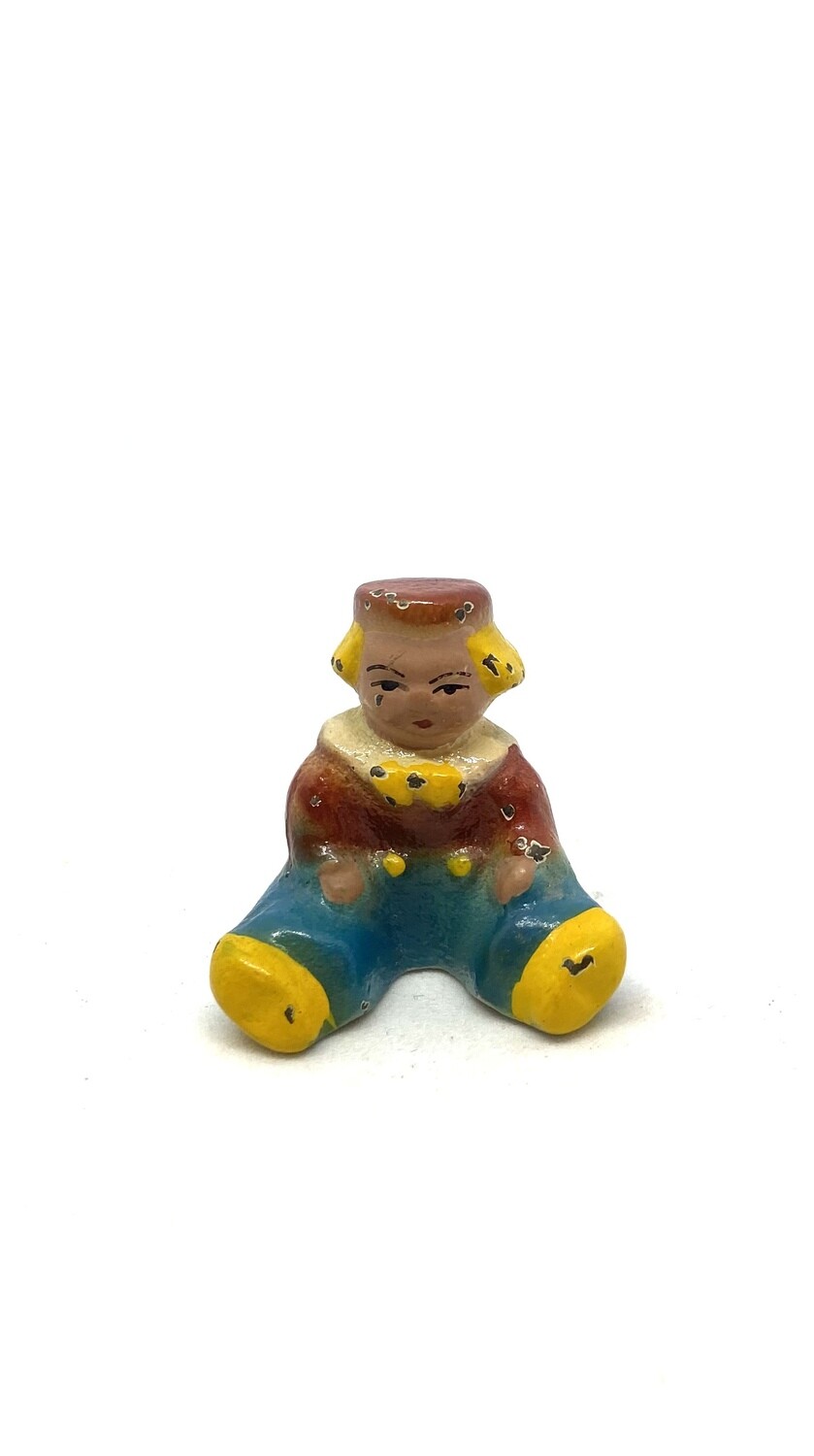 Vintage Cast Iron Dutch Boy Hubley Style Figurine