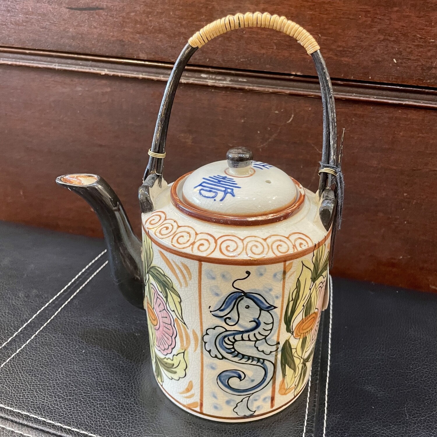 Vintage Hand Painted Teapot