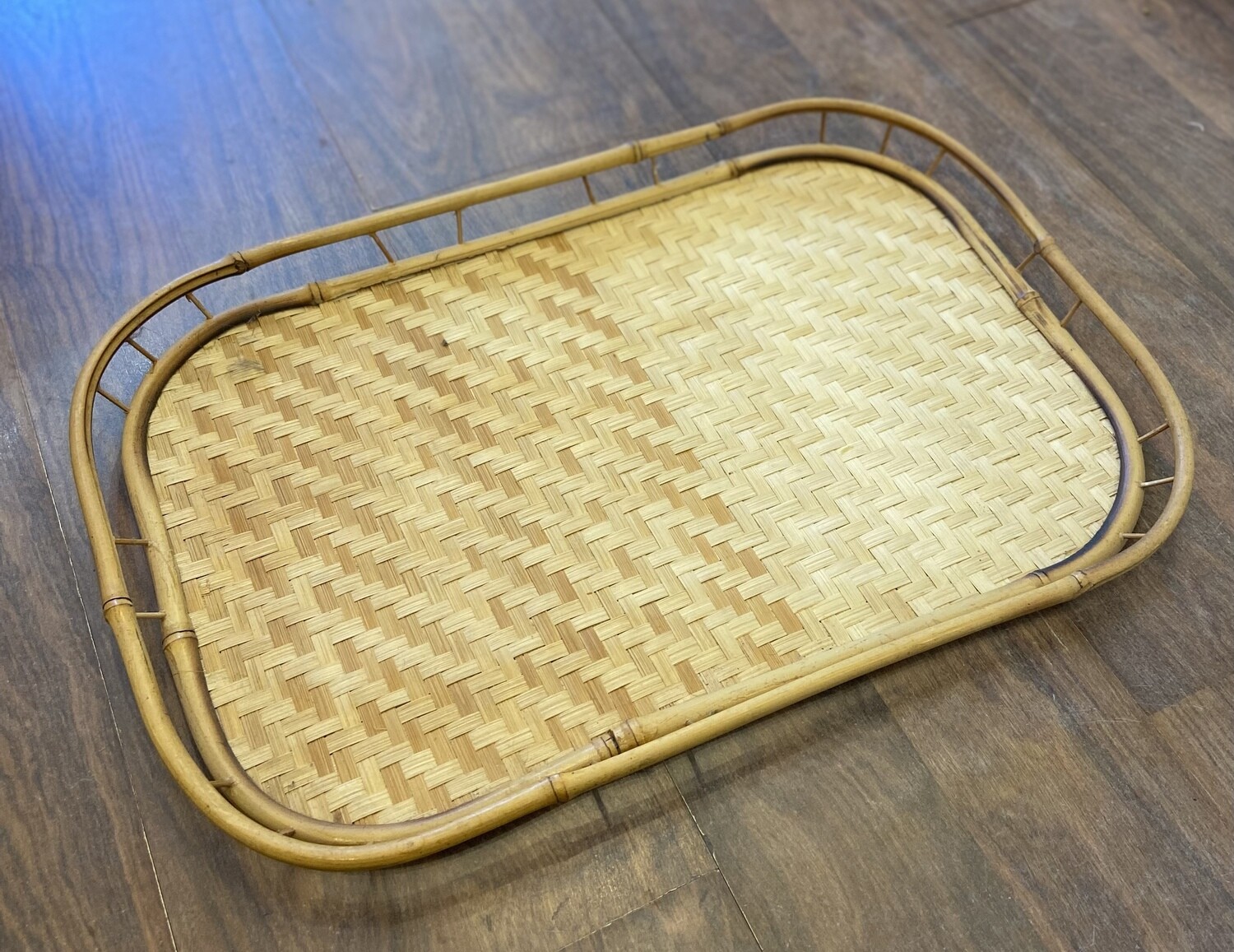 Bamboo Wicker Rattan Tray