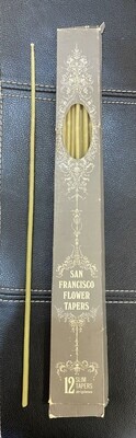 San Francisco Flower Taper Candles