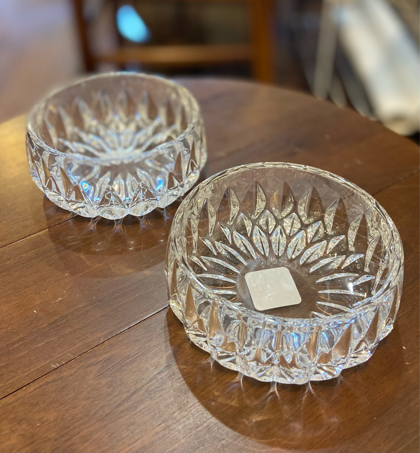 Set of 2 Gorham Crystal Bowls