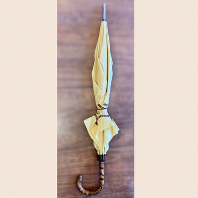 Vintage Umbrella Wood Handle Made in Italy 
