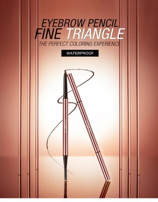 O.TWO.O Ultra Fine Triangle Eyebrow Pencil Precise Brow Definer Long Lasting Waterproof Blonde Brown Eye Brow Makeup 6 Colors