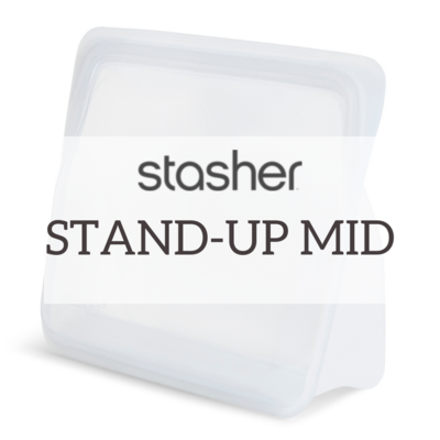 Stasher Stand-Up Mid Bag