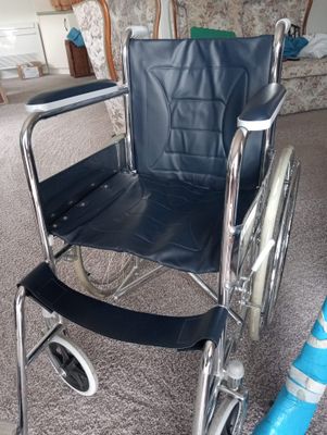 As new manual folding independent wheelchair