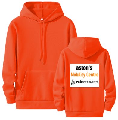 Polar fleece flouro hoodies SMLXL