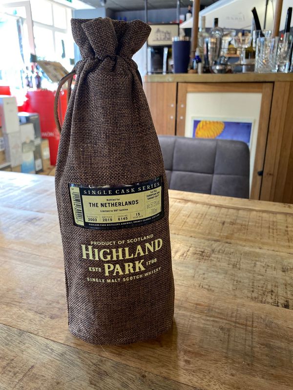 Highland Park The Netherlands whisky 15Y single cask series