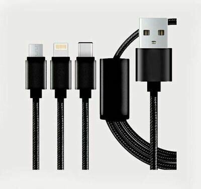 iBRIT TOUGH -  3in1 USB Cable (1M)