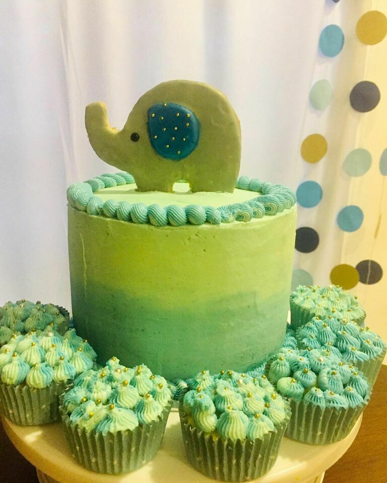 Customized Baby Shower Cake