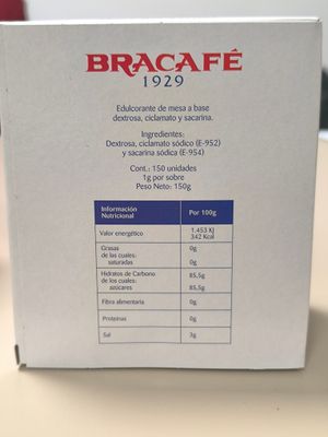 Edulcorante de mesa ( 150 sobres)