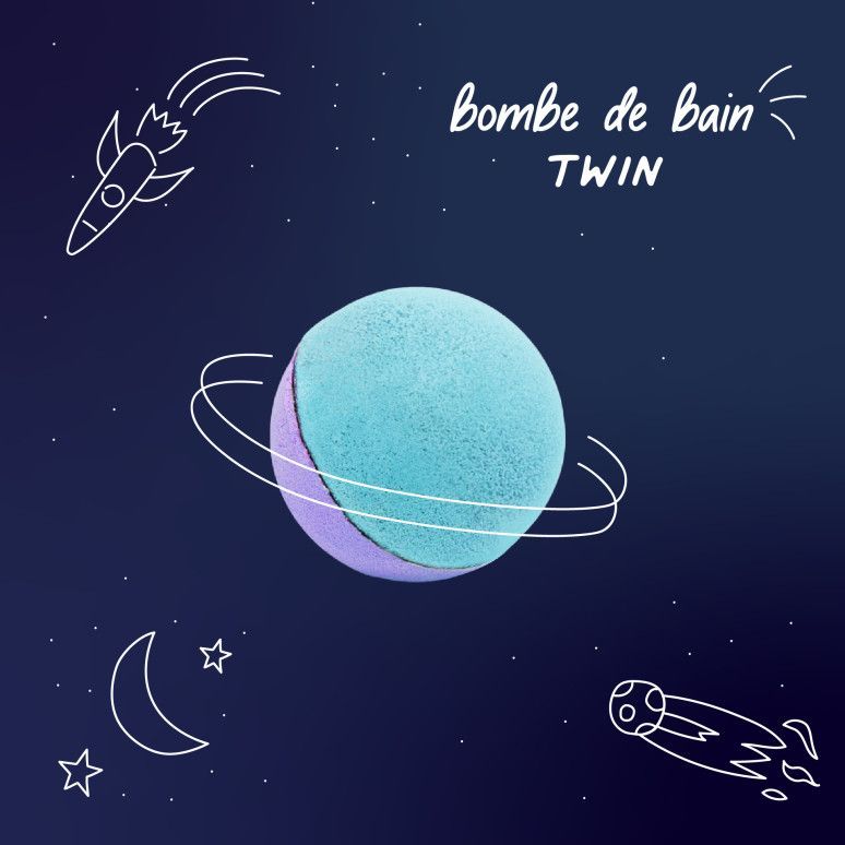 Boules pour le bain twin ( couleur  au choix )