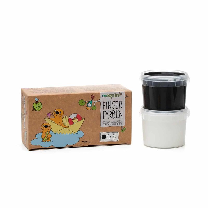 Peinture aux doigts 2 pots
