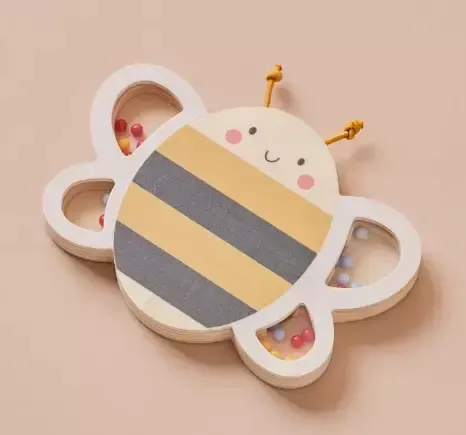 Hochet en bois | Abeille
