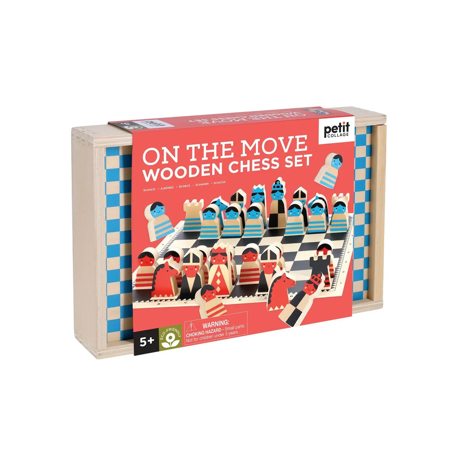 Jeu d'échecs en bois