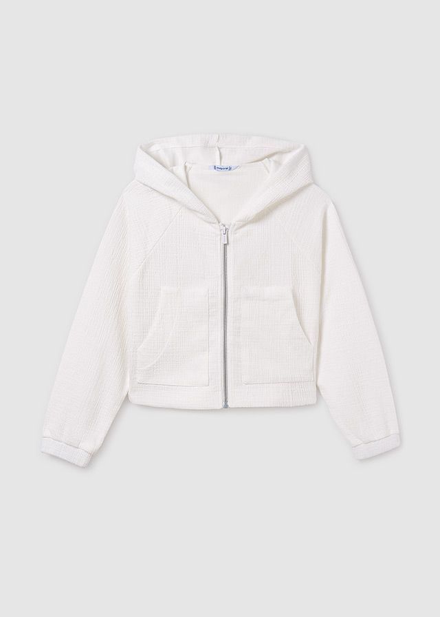 Sweatshirt zip structure