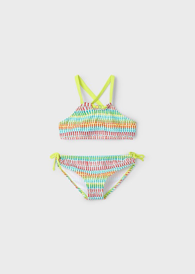 Bikini imprimé à nœuds