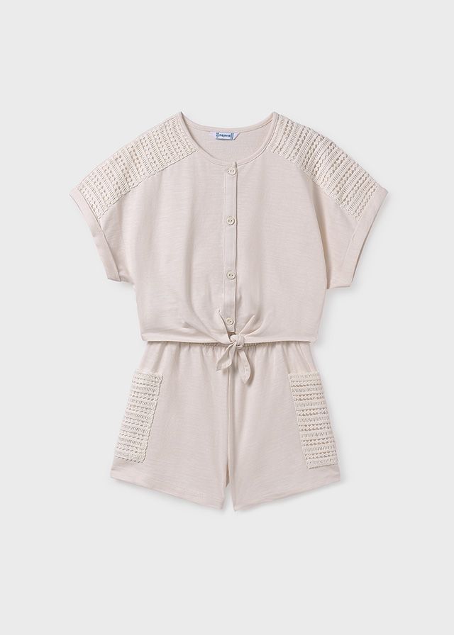 Ensemble short et t-shirt à nœuds