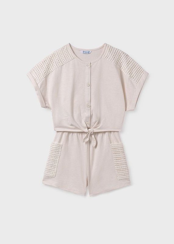 Ensemble short et t-shirt à nœuds