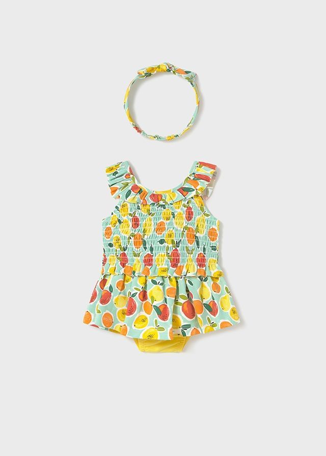 Ensemble 3 pièces imprimé avec serre-tête