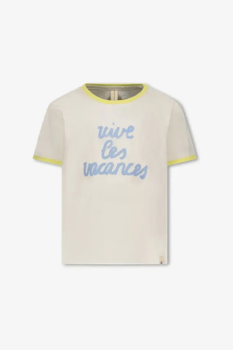 T-shirt Manu blanc vacances