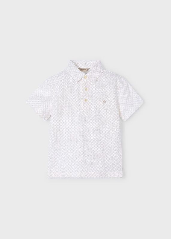 Polo imprimé géométrique